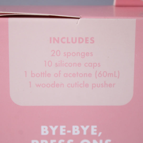 Bye Bye Press On Nails Removal System No Mess Reusable Caps Removal System