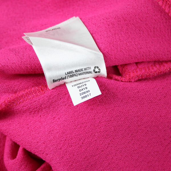 Bar III NEW Bon Bon Sz XS Pink Collared Faux Pockets Poly Spandex Wrap