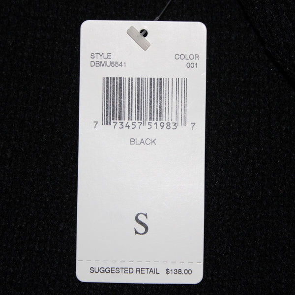 Dana Buchman Top NEW $148 Sz S Black Open Knit Sleeveless Rayon Nylon Top