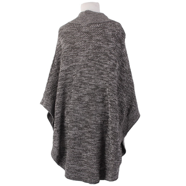 Banana Republic Wrap Sweater NEW Sz M/L Brown White Knit 100% Cotton Sweater