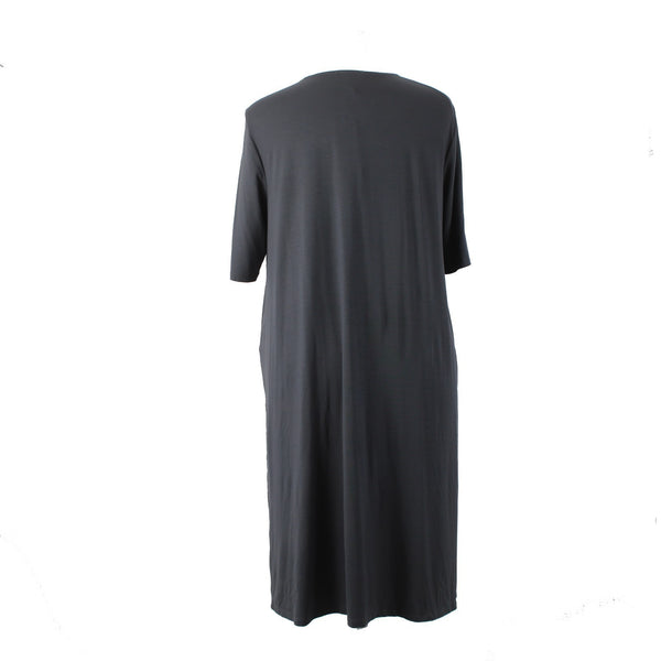 Eileen Fisher Top NEW $158 Sz XL Gray Hi Lo Tunic Viscose Spandex Top