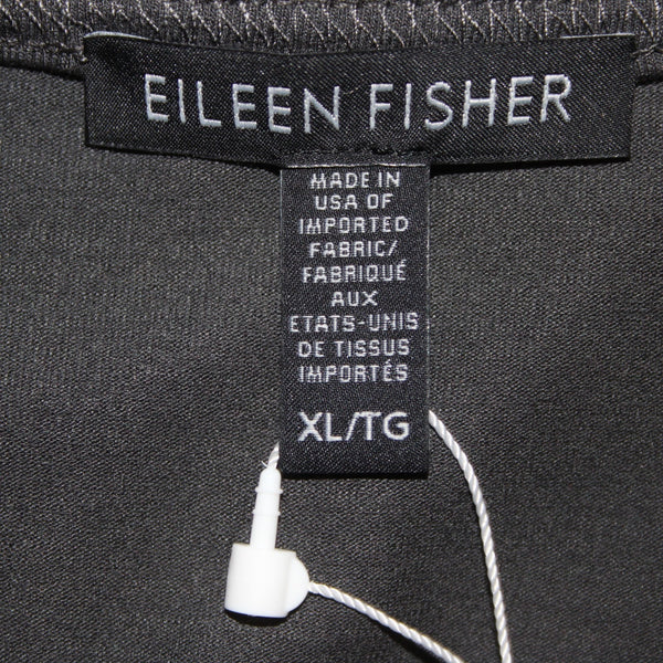 Eileen Fisher Top NEW $158 Sz XL Gray Hi Lo Tunic Viscose Spandex Top