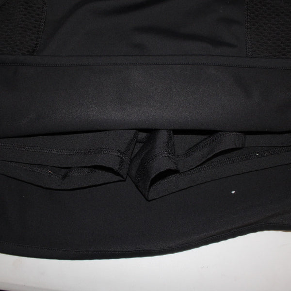 Calia AW Skort Skirt Sz L Black Elastic Waist Pockets Nylon Spandex AW Skort