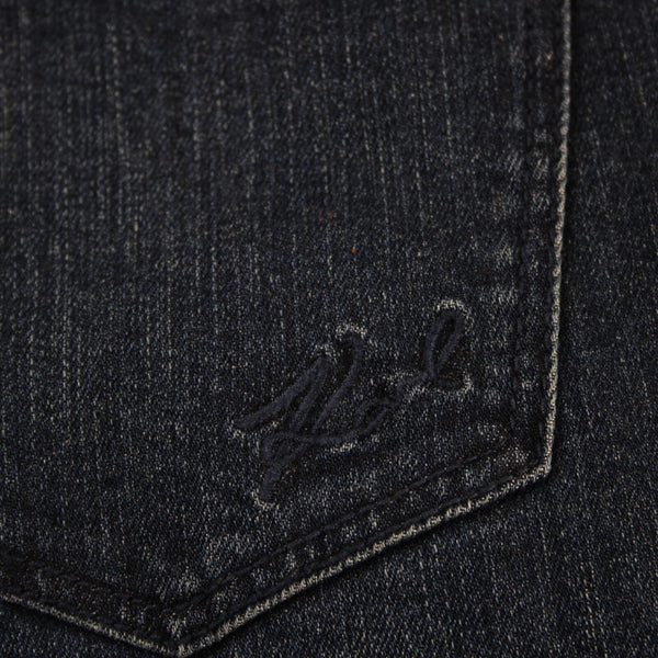 Karl Lagerfeld NEW Sz 4P x 24 Blue Denim Pocket Fringe Crop Cotton Elastane Jean
