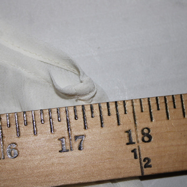 TAS NEW $110 Sz S White Sheer Sleeveless Basic Tank 100% Rayon Top