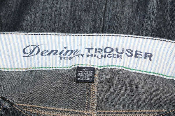 Tommy Hilfiger Denim Trouser Sz 2 x 31 Dark Blue Denim 100% Cotton Jeans