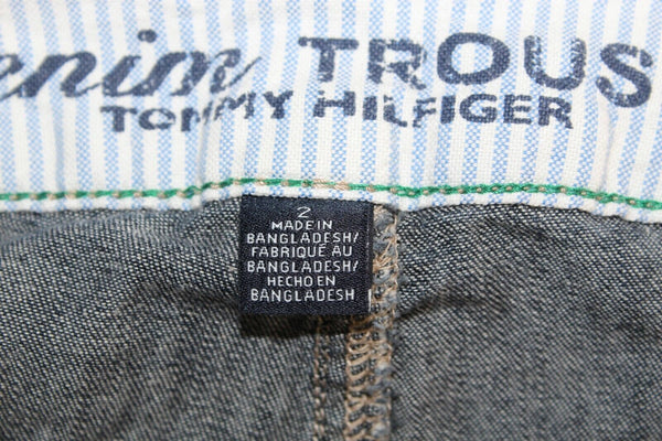 Tommy Hilfiger Denim Trouser Sz 2 x 31 Dark Blue Denim 100% Cotton Jeans