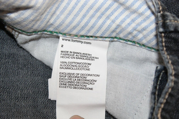 Tommy Hilfiger Denim Trouser Sz 2 x 31 Dark Blue Denim 100% Cotton Jeans