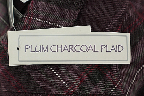 Koala Kids NEW $21 Sz 36 mo Plum Charcoal Plaid Acrylic Wool Polyester Jacket