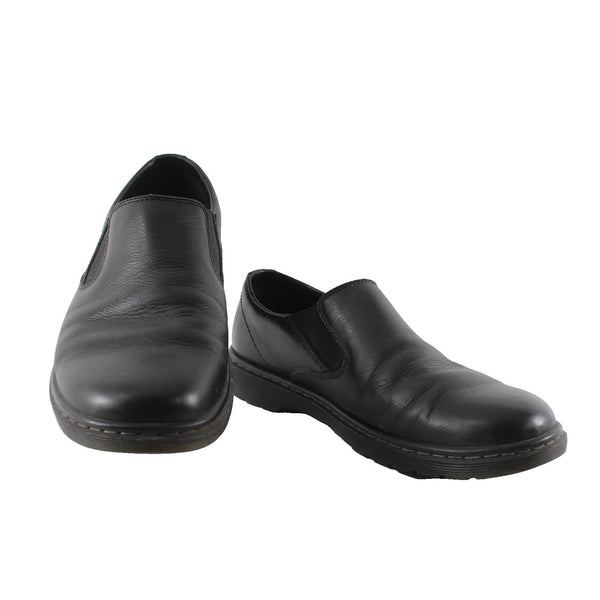 Dr Martens Shoes Ethan Sz 12 Black Slip On Leather Shoes