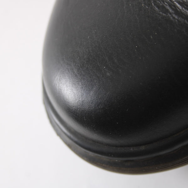 Dr Martens Shoes Ethan Sz 12 Black Slip On Leather Shoes