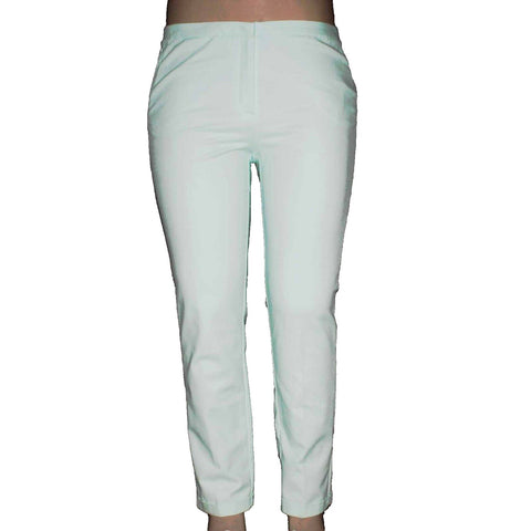 Worthington NEW $36 Sz 12 X 30 Mint Green Cropped Cotton Spandex Pant
