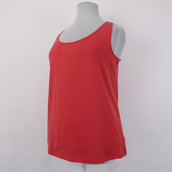 Nic Zoe Top NEW $58 Sz 1X Spiced Rose Pink Sleeveless Cotton Spandex Tank Top