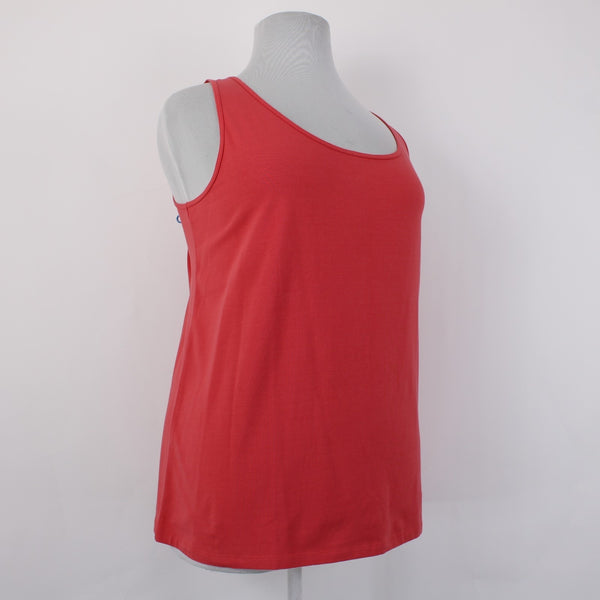 Nic Zoe Top NEW $58 Sz 1X Spiced Rose Pink Sleeveless Cotton Spandex Tank Top