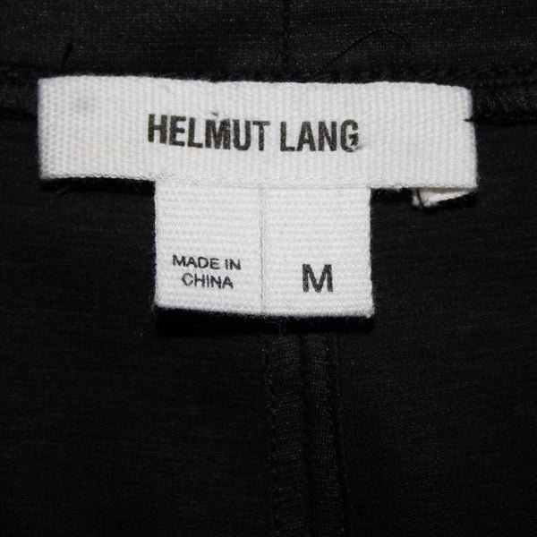 Helmut Lang Sz M Black Sleeveless Slit Back 100% Cotton Top