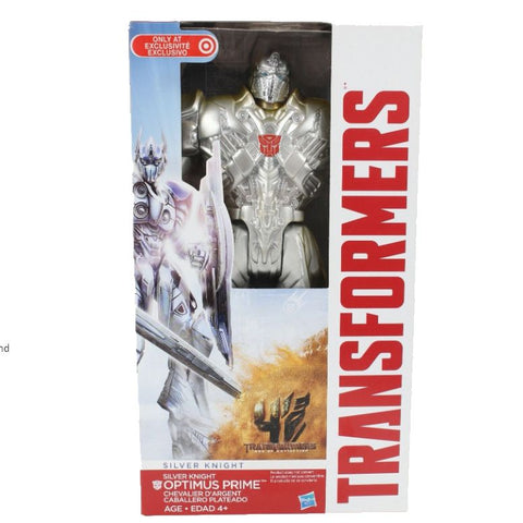 Transformers 2013 Silver Knight Optimus Prime 11" Action Collectible Figure