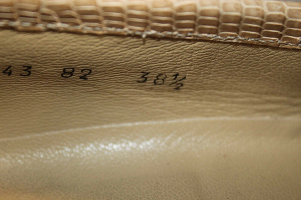 Valentino Garavani Sz 38.5/7 Tan Slip On Textured Leather Men's Loafers