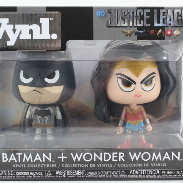 Funko Vynl DC Justice League Batman + Wonder Woman Collectible