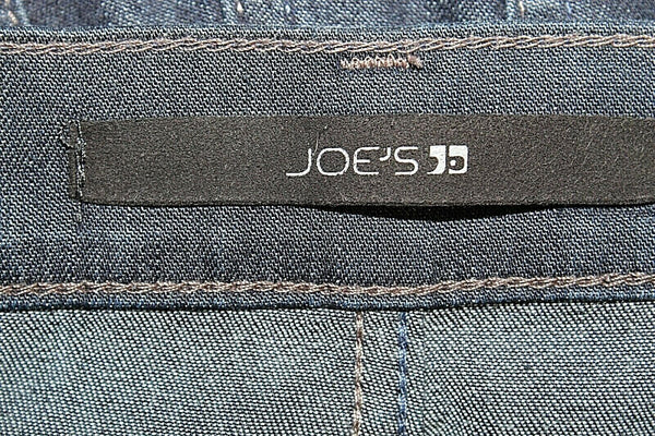 Joe's Jeans Sz 28 x 34 Dark Navy Denim Skinny Cigarette Cotton Elastan Jean