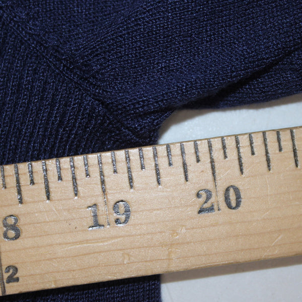 Chicos Sweater Wrap NEW $80 Sz 2 Kings Navy Rib Mix Sweater Rayon Wrap
