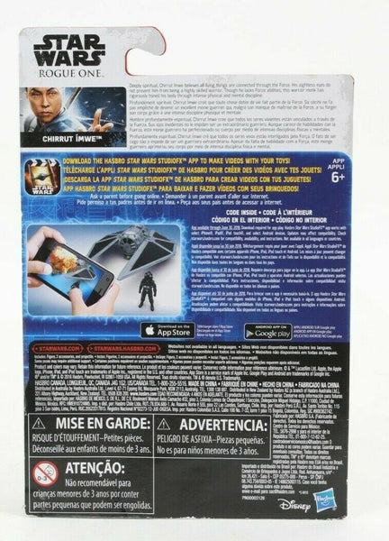 Star Wars Rogue One Chirrut Imwe Figure Projectile Firing Collectible
