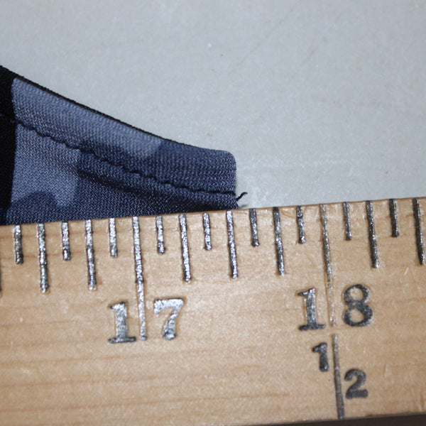 Alfani Top Sz S Navy Blue White Purple Ruched Side Asymmetrical Poly Spandex Top