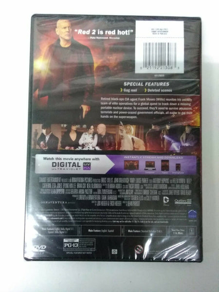 Red 2 Factory Sealed DVD