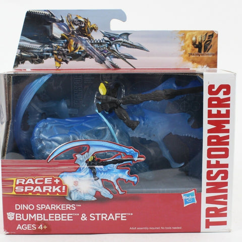 Hasbro Transformers Dino Sparkers Bumblebee & Strafe Action Figures