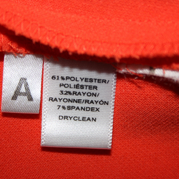 Ann Taylor Loft Sz 2 Orange Sleeveless Unlined Fit N Flare Polyester Rayon Dress
