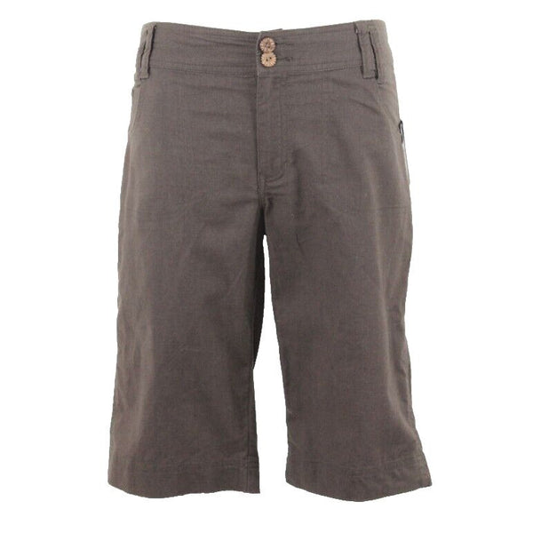 Tribal Favorite NEW $80 Sz 4 X 13 Chocolate Brown Linen Blend Below Waist Short