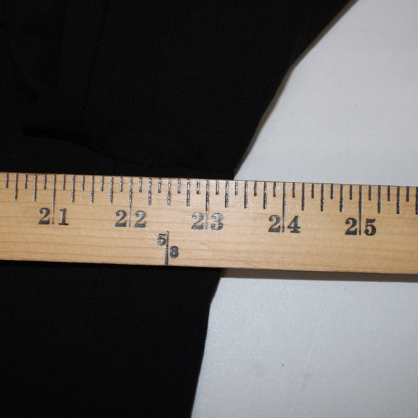 Gian Franco Ferre Sz 58 Blazer Jacket Black Three Button 100% Lana Wool Blazer