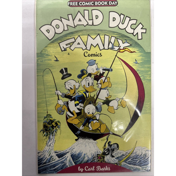 Carl Barks Comic Book Donald Duck Family Free Comic Book Day Comic Book