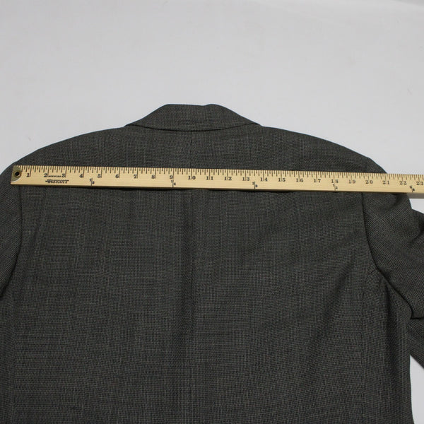 Hugo Boss Einstein Sz 42R Gray Brown Weave 3 Button 100% Wool Blazer Jacket