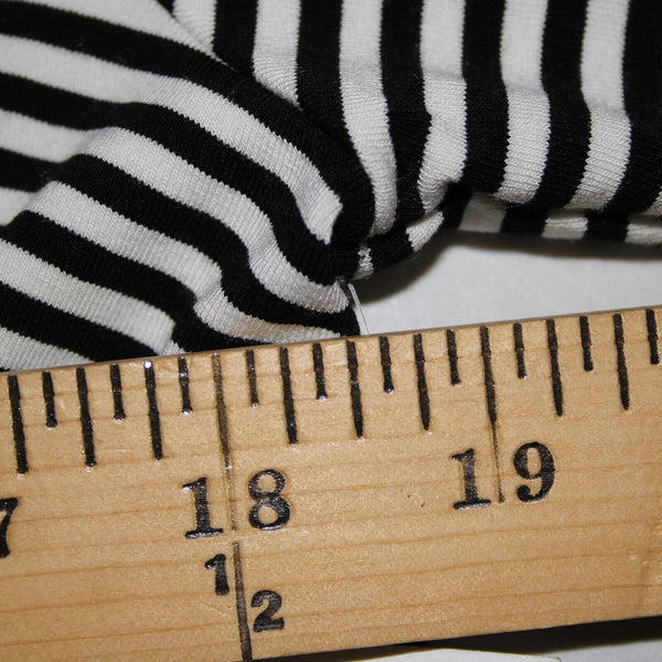 Karen Kane NEW $74 Marrakech II Sz S Black White Stripe Rayon Spandex Wrap
