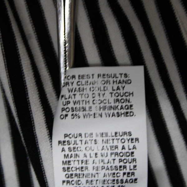 Karen Kane NEW $74 Marrakech II Sz S Black White Stripe Rayon Spandex Wrap