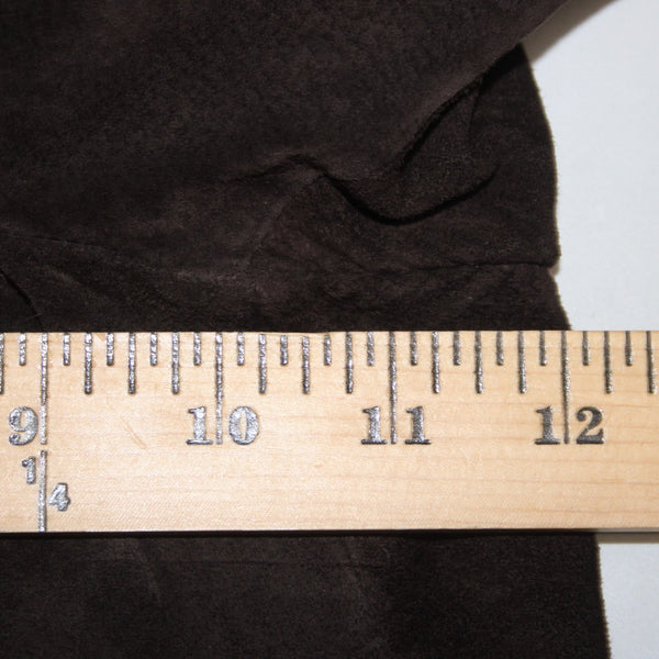 Caslon Pant Sz 6 x 30 Brown Lined Ankle Suede Genuine Leather Polyester Pant