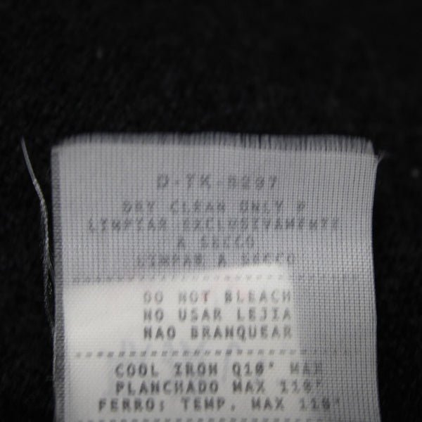 Ermenegildo Zegna Sz XXL Gray Blue Drk Gary Long Sleeve 100% Cashmere Sweater