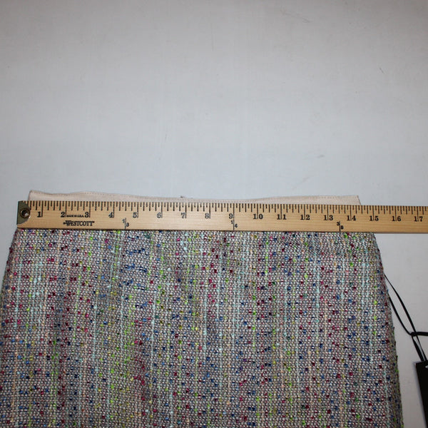 Willi Smith Skirt NEW Sz 4 Mint Green Peach Multi Pencil Poly Acrylic Skirt
