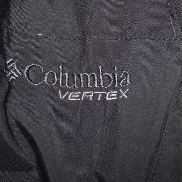 Columbia Snow Pants Vertex Sz S Black Pockets Adjustable Waist 100% Nylon Poly