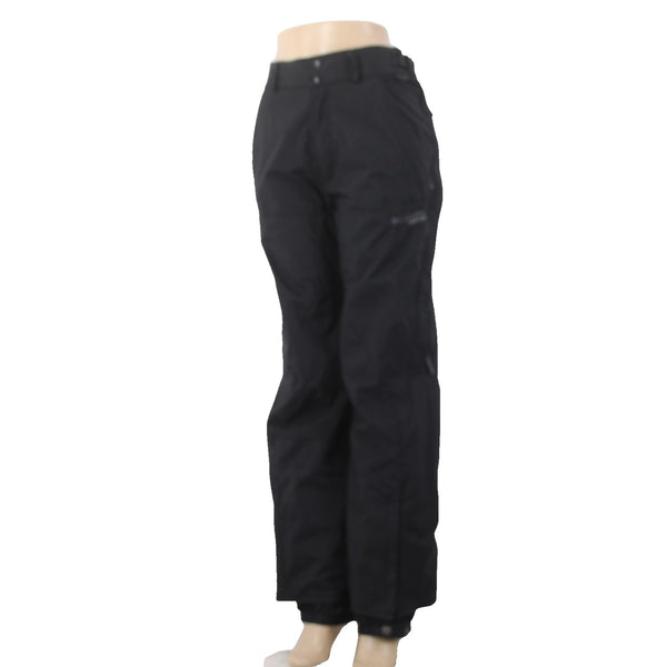 Columbia Snow Pants Vertex Sz S Black Pockets Adjustable Waist 100% Nylon Poly