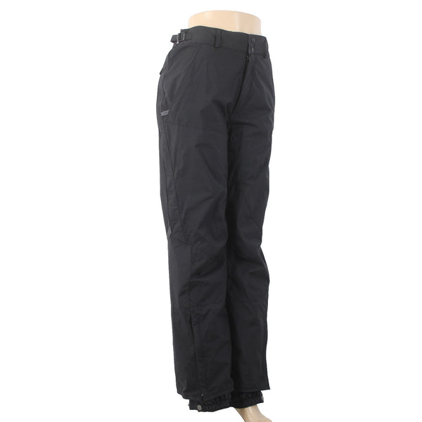 Columbia Snow Pants Vertex Sz S Black Pockets Adjustable Waist 100% Nylon Poly