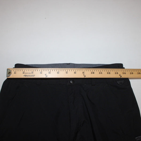 Columbia Snow Pants Vertex Sz S Black Pockets Adjustable Waist 100% Nylon Poly