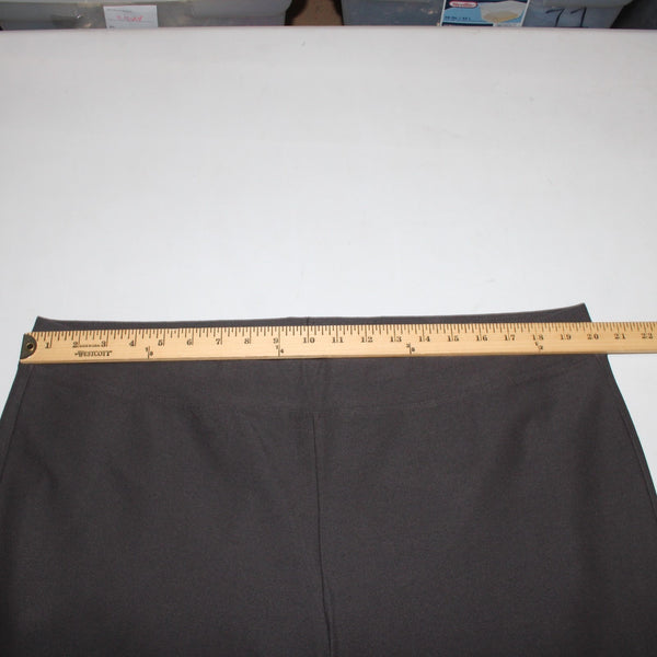 Eileen Fisher Pant NEW $168 Sz 1X x 29 Dark Gray Slim Ankle Viscose Nylon Pant