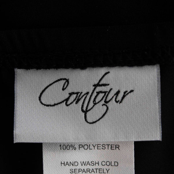 Contour NEW Sz 12 Black Lined Nylon Spandex Poly Swim Suit Bottom