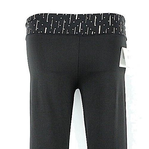 S2 Sportswear NEW $80 XL x 20 Black Gold Peach Foil Poly Spandex Legging Pant