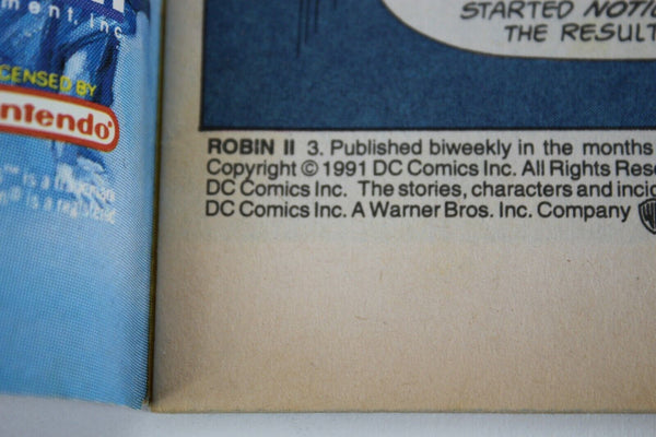 DC 1991 Robin 11 The Joker's Wild Vol. 3 Part Three Of Four Comic Book