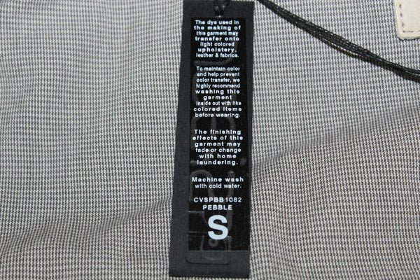 Joe's New Sz S Gray White Mini Herringbone Zip Front Cotton Elastane Jacket