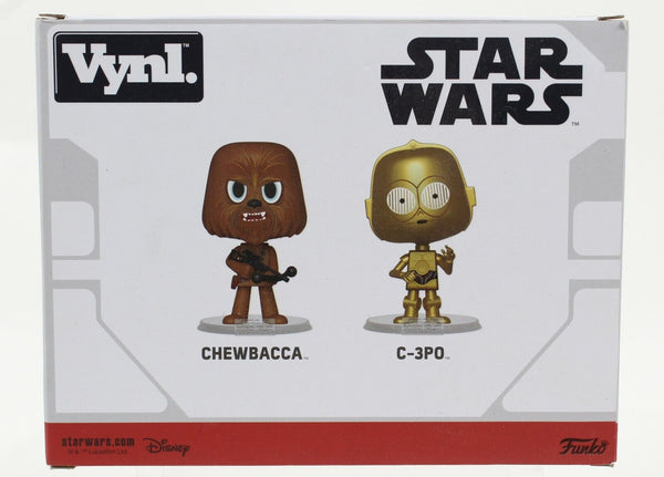 Funko Star Wars Chewbacca & C3PO 4.5" Vinyl Bobble Heads Collectible