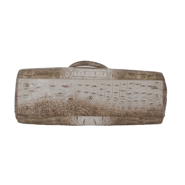 Brahmin Purse NEW $415 Finley 16 x 11 x6 Praline Ombre Melbourne Genuine Leather