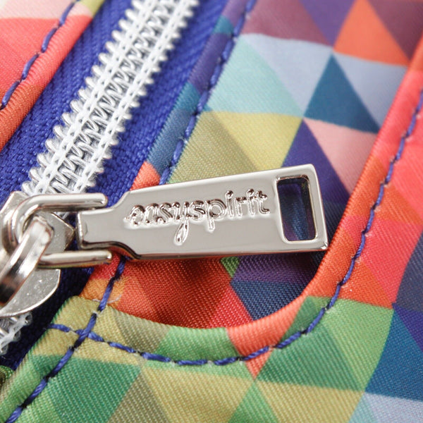 Easy Spirit Brinda NEW $69 10 x 14 x 3 Multicolor Zips Crossbody Purse